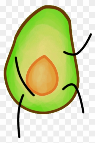 Transparent Avocado Animated Graphic Royalty Free Download - Avocado Cartoon Gif Clipart
