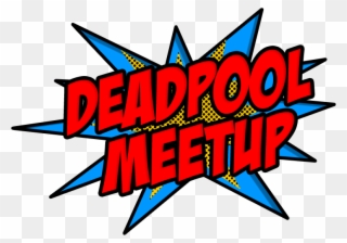 Nycc Deadpool Meetup In Times Square - Graphic Design Clipart