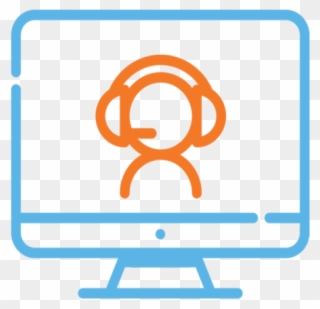 Support Blue And Orange V4 - Blue Clipart