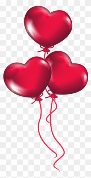 Free Png Transparent Heart Balloons Png Images Transparent - Heart Balloon Clipart Png
