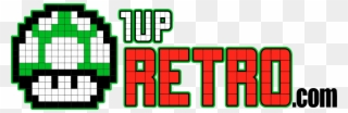 1up Retro - 1 Up Mushroom Clipart
