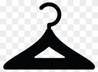 Clothes Dress Interior Shirt Free Icon - Clothes Hanger Clipart