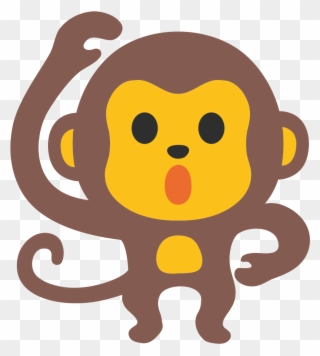 Monkey Emoji Clipart - 🐒 Emoji - Png Download