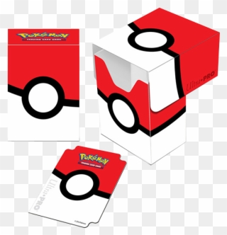 Deck Box Pokeball - Pokemon Pokeball Deck Box Clipart