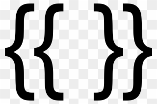 Open - Curly Braces Icon Clipart