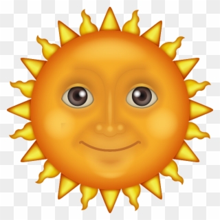 Sun Emoji Transparent Clipart