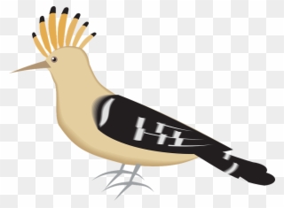 Sparrow Clipart 15, Buy Clip Art - Hoopoe Clipart - Png Download