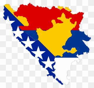 Bosnia And Herzegovina Flag Png 20, Buy Clip Art - Bosnia And Herzegovina Flag Map Transparent Png