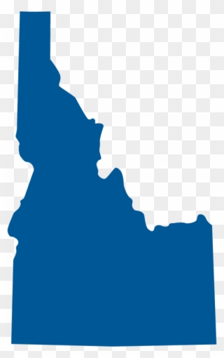 Intense Blue - Idaho State Clip Art - Png Download