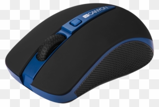 The Lateral Side Of The Mouse Has A Surface That Prevents - Canyon Cmsw6bl Black-blue Mouse Clipart