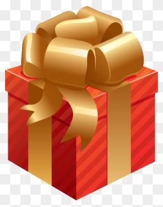 Christmas Gift Clipart Transparent Background Photo - Transparent Background Gift Clipart - Png Download