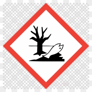 Environmental Hazard Pictogram Clipart Ghs Hazard Pictograms - Very Toxic To Aquatic Life - Png Download