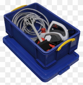 Really Usefull Box® Aufbewahrungsbox/ 50b, B440 X H230 - Really Useful Blue 50l Storage Box Clipart