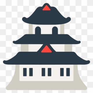 Open - Japanese Castle Emoji Clipart