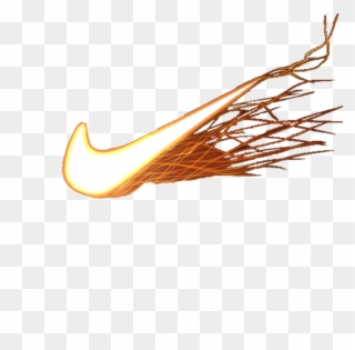 Nike Icons - Nike Logo Fire Png Clipart