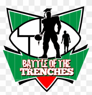 Nfl Alumni Battle Of The Trenches Logo - Graphic Design Clipart