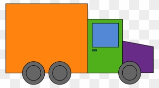 Semi Truck Clipart 24, Buy Clip Art - Means Of Transport - Png Download