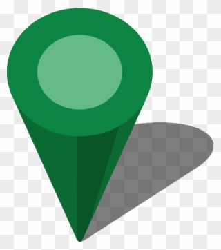 Green Map Pin Png Clipart Black And White Download - Dark Green Location Icon Transparent Png