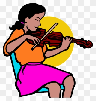 Middle School Instrument Screening Nights April 4 & - Violin Clipart