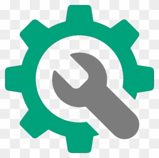 Tech Compatibility Check - Question Gear Icon Clipart