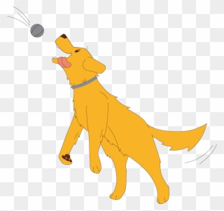 Now Rather Than Worrying, You Can Spend More Time Doing - Dog Catches Something Clipart