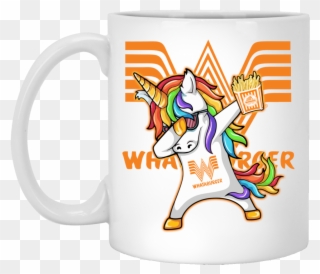 Unicorn Dabbing Whataburger Coffee Mugs - Should You Never Fight A Dinosaur You Ll Get Jurasskicked Clipart