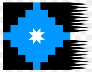 With Only A Few Hundred Men He Managed To Subdue The - Ancient Mapuche Flag Clipart