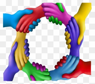 Unify Under The Common Belief In A Higher Power - Hands Together Logo Png Clipart