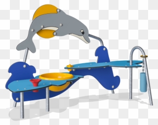 Dolphin Sand And Water Workstation - Water Clipart