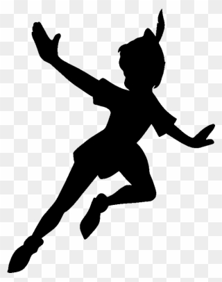 Peter Pan Silhouette Clipart