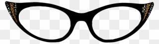 Svg Black And White Stock Vintage Frames Eyewear Sunglasses - Persol Cat Eye Glasses Clipart