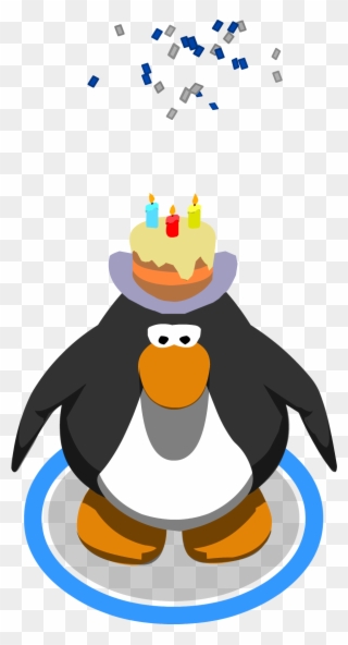 Happy Birthday Clipart Penguin - Happy Penguin Club Penguin - Png Download
