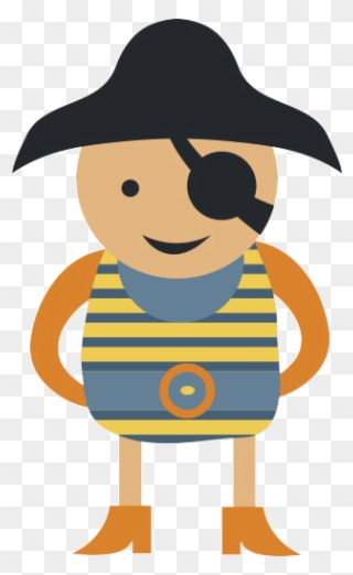 Pirata Infantil 2 - Pirate Cartoon Png Drawing Clipart