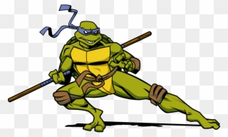 Michelangelo Ninja Turtle Cartoon Donatello Face - Ninja Turtle No Background Clipart