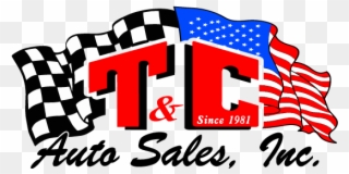 T & C Auto Sales - Waving Us Flag W Pole Throw Blanket Clipart
