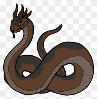 7 Serpents Horned Serpent - Horned Serpent Clipart