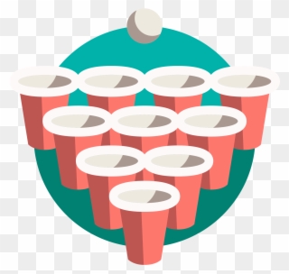 Open - Beer Pong Icon Png Clipart