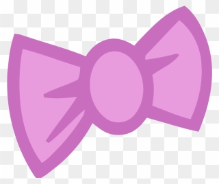 Bow Tie Clipart Hair Bow - Pink Bow Tie Cartoon - Png Download