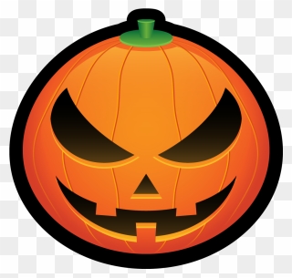 Face Clipart Squash - Jack O Lantern Icon - Png Download