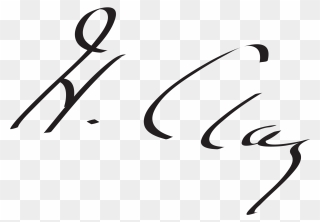 Henry Clay Signature Clipart