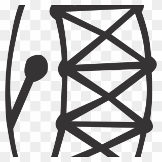 Bass Drum - Electrical Tower Logo Free Clipart