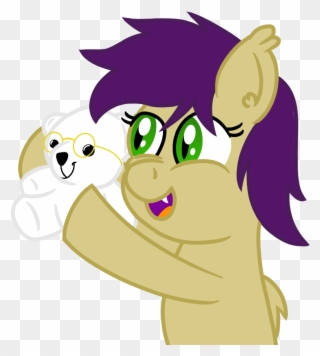Toyminator900, Bat Pony, Bear, Fangs, Happy, Oc, Oc - Cartoon Clipart