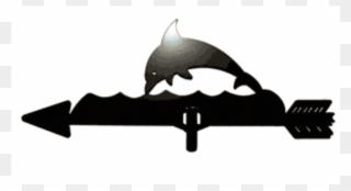 Dolphin Weathervane - Good Directions Weathervane Clipart