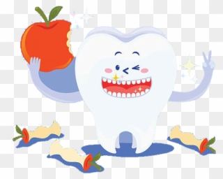 Tooth Art Transprent Png - Clip Art Healthy Tooth Transparent Png