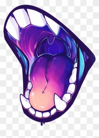 2 New Fang/teeth Stickers - Fang Clipart