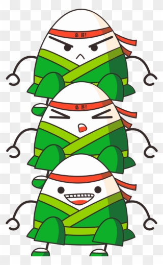 Ftestickers Scdumpling Dumplings Clipart Cartoon Cute - Zongzi - Png Download