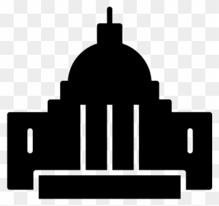 United States Capitol Rubber Stamp Clipart