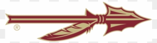 Florida State Seminoles Iron Ons - Florida State Seminoles Spear Logo Clipart