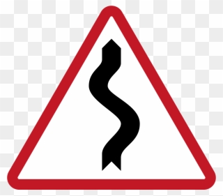 Clipart Road Winding Road - Road Warning Signs In The Philippines - Png Download