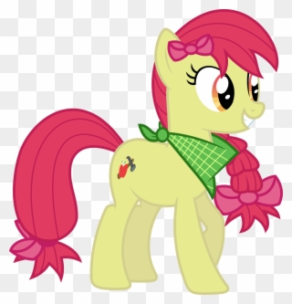 Apple Blossom My Little Pony Cutie Mark - Mlp Apple Bloom Grown Up Clipart